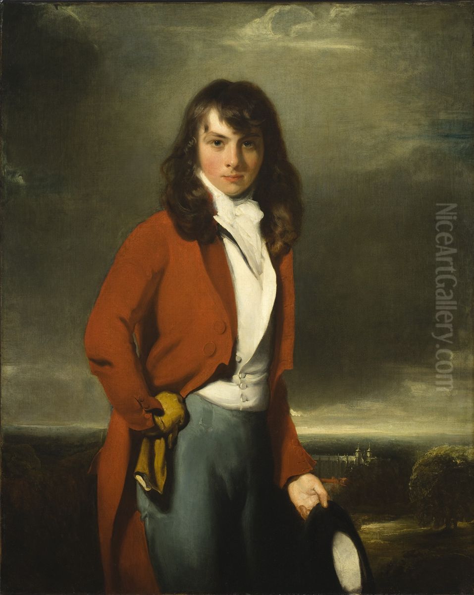 Portrait of Arthur Atherley as an Etonian Oil Painting by Thomas Lawrence