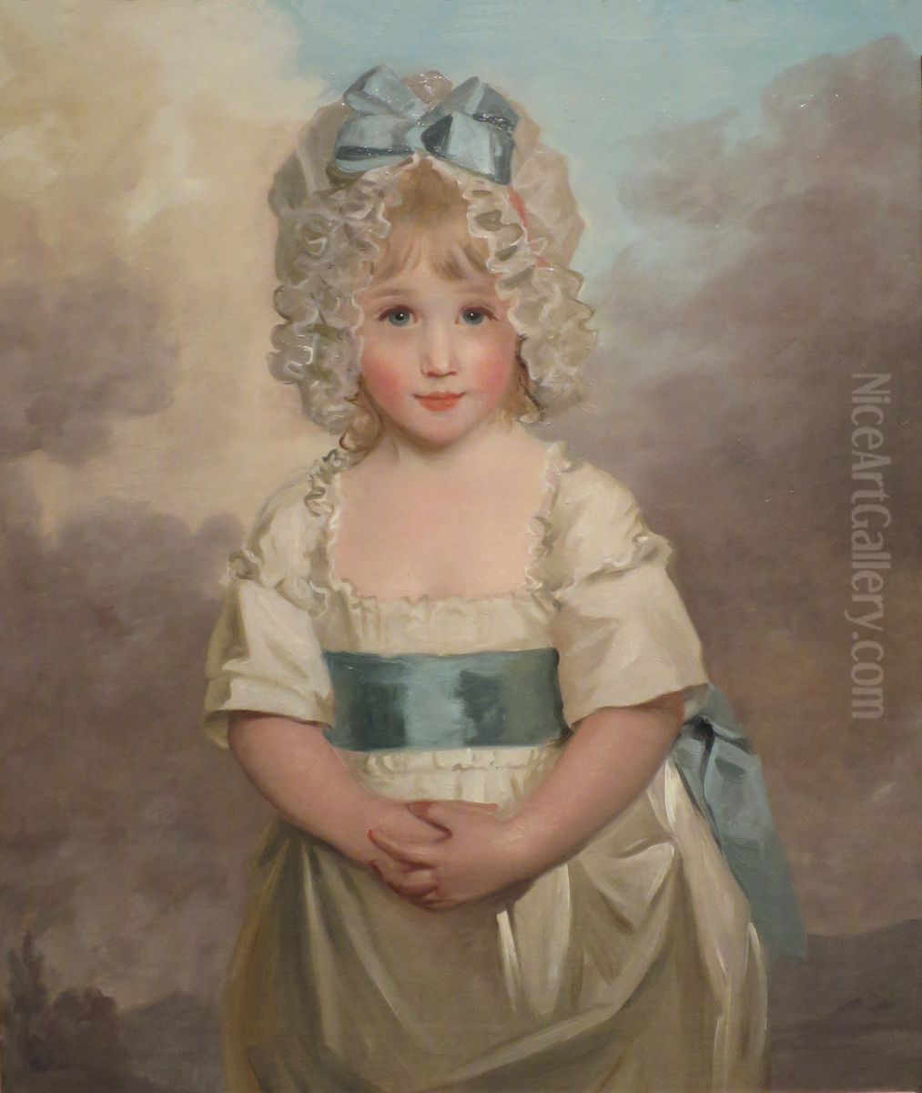 Miss Charlotte Papendick as a Child Oil Painting by John Hoppner