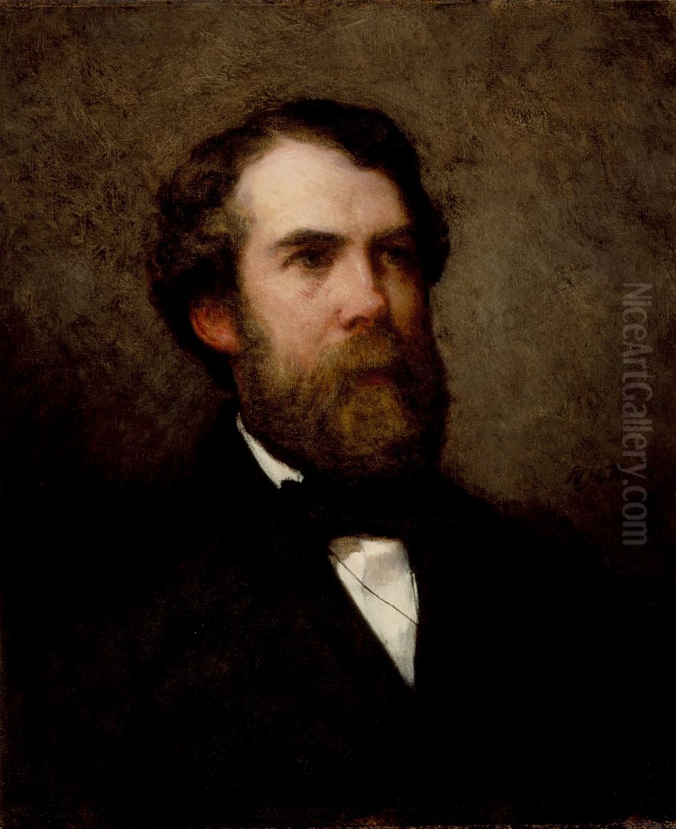 Portrait of Edward Wheelwright Oil Painting by William Morris Hunt