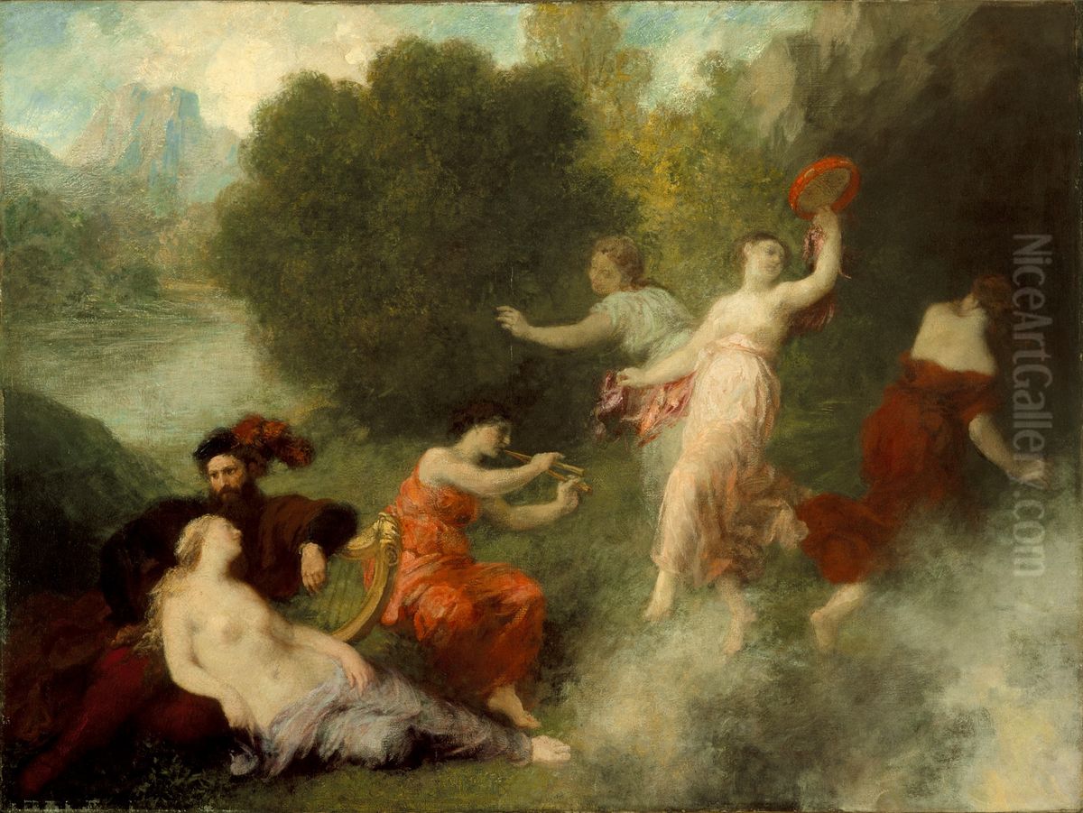 Tannhauser on the Venusberg Oil Painting by Henri Fantin-Latour