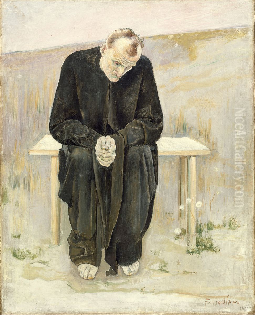 The Disillusioned One Oil Painting by Ferdinand Hodler