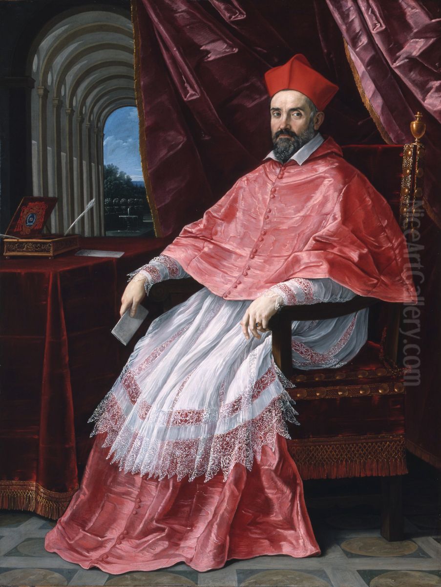 Portrait ofCardinal Roberto Ubaldini(1581-1635) Oil Painting by Guido Reni