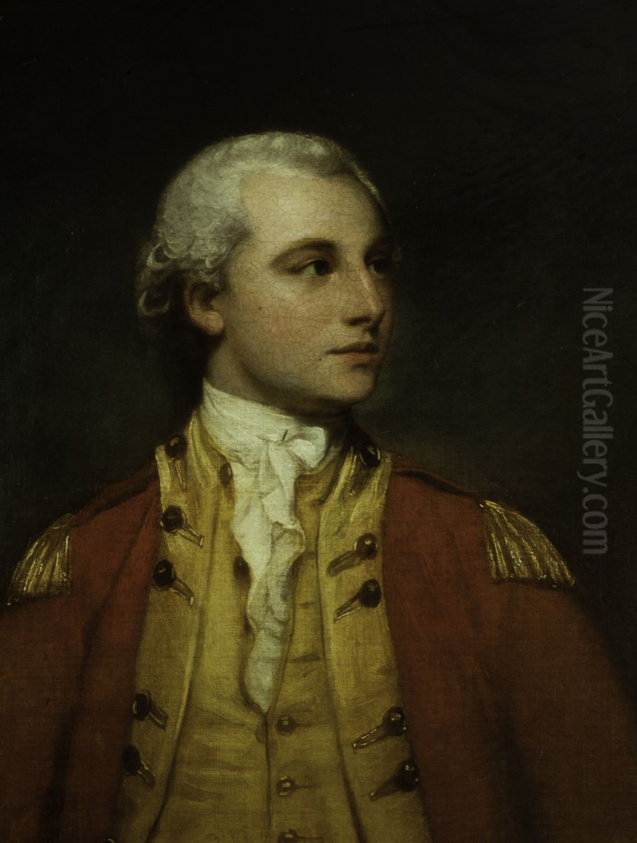 Portrait of Colin MacKenzie Oil Painting by George Romney