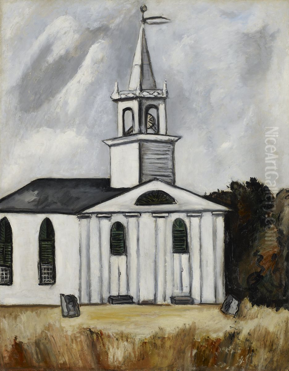 Church at Head Tide #2 Oil Painting by Marsden Hartley