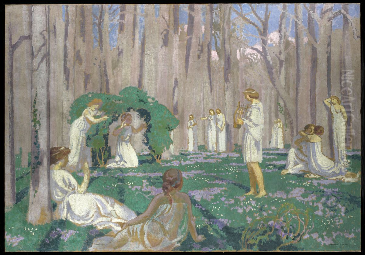 Orpheus and Eurydice Oil Painting by Maurice Denis