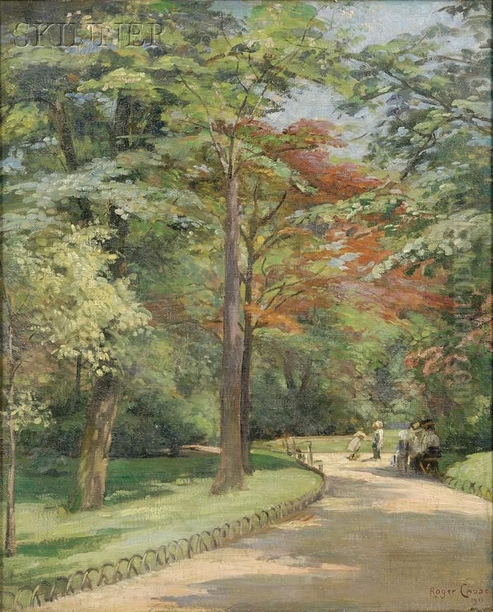 Jardin Du Luxembourg Oil Painting by Roger Casse