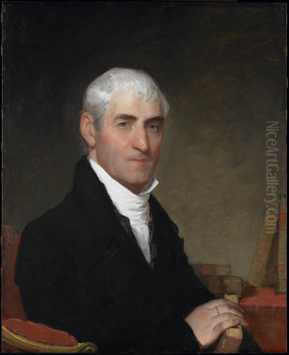 Portrait of Judge Daniel Cony of Maine (1752-1842) Oil Painting by Gilbert Stuart