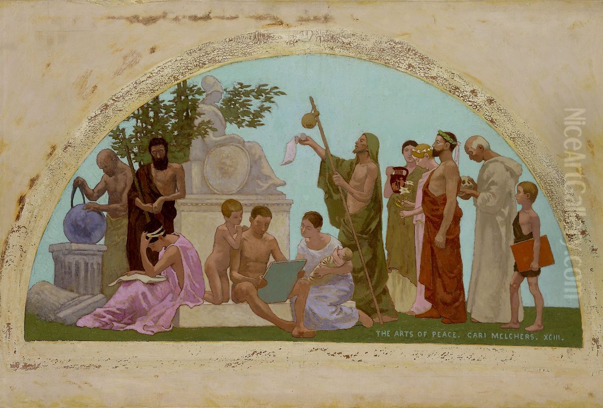 The Arts of Peace Oil Painting by Gari Julius Melchers