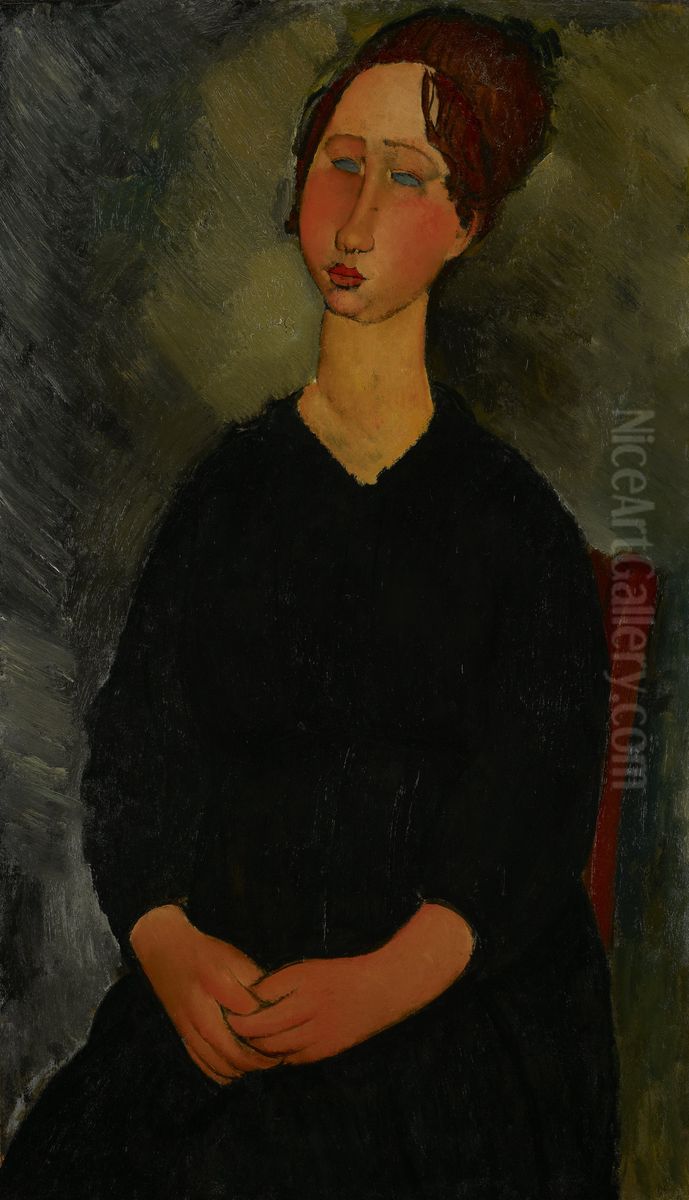 Little Servant Girl Oil Painting by Amedeo Modigliani