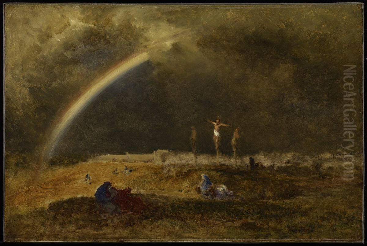 The Triumph at Calvary Oil Painting by George Inness