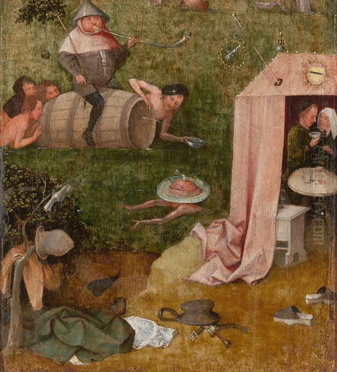 Allegory of Intemperance Oil Painting by Hieronymous Bosch