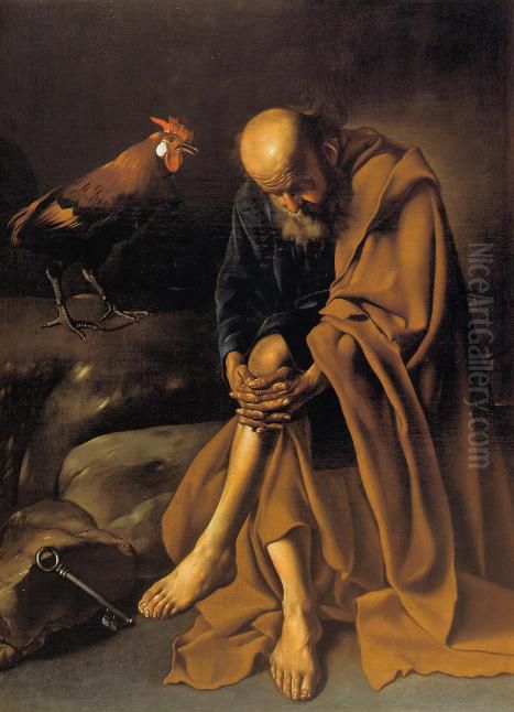 The Tears of Saint Peter Oil Painting by unknown