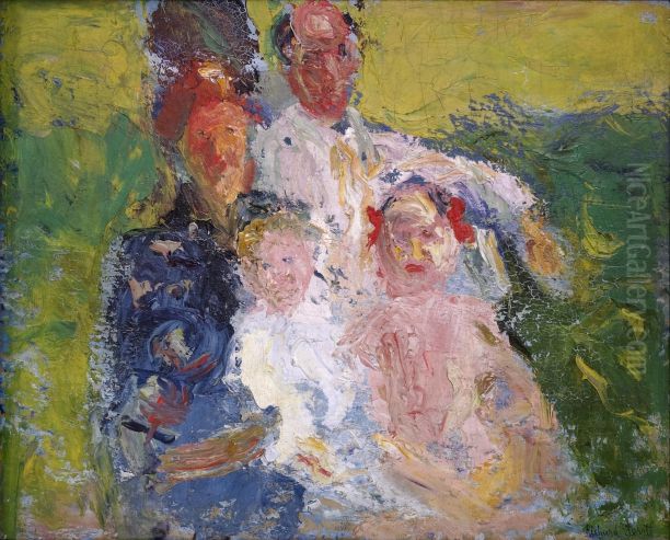 Schonberg family Oil Painting by Richard Gerstl