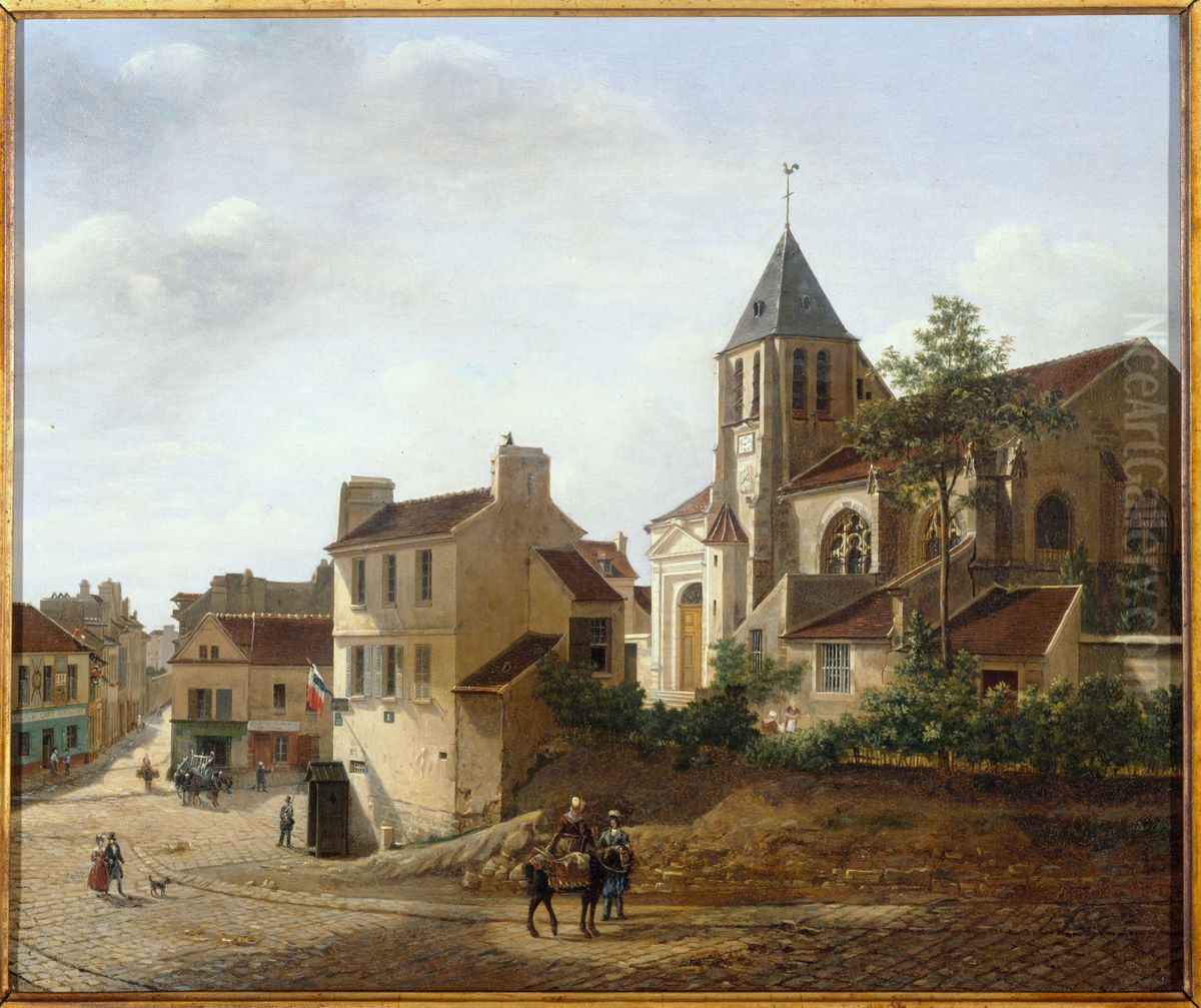 Saint-Germain de Charonne Oil Painting by Etienne Bouhot