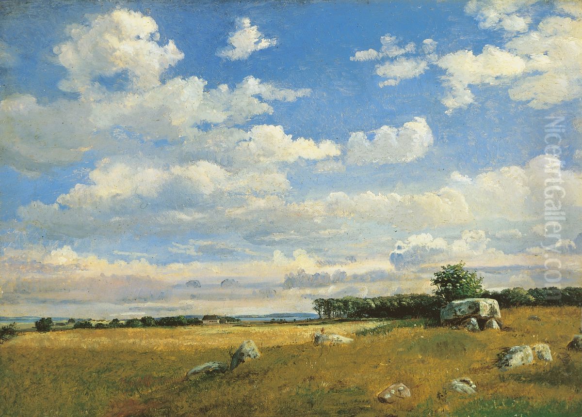 Dolmen on Brandso Oil Painting by Dankvart Dreyer