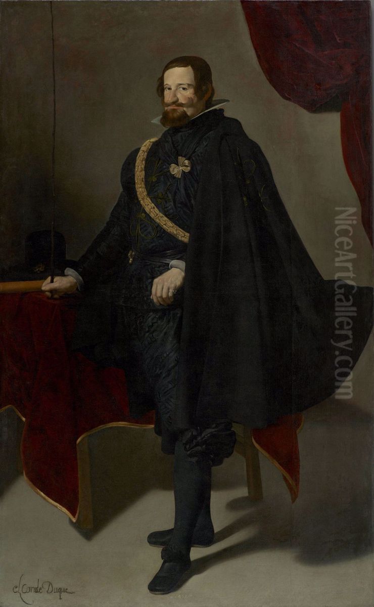 Gaspar de Guzman, Count-Duke of Olivares Oil Painting by Diego Rodriguez de Silva y Velazquez