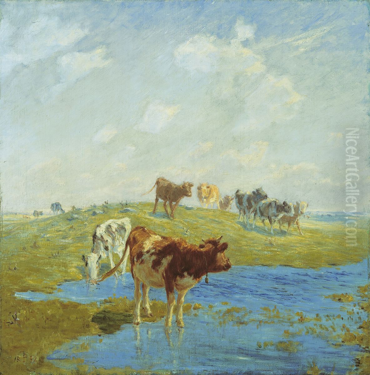 Hojvande Oil Painting by Theodor Esbern Philipsen