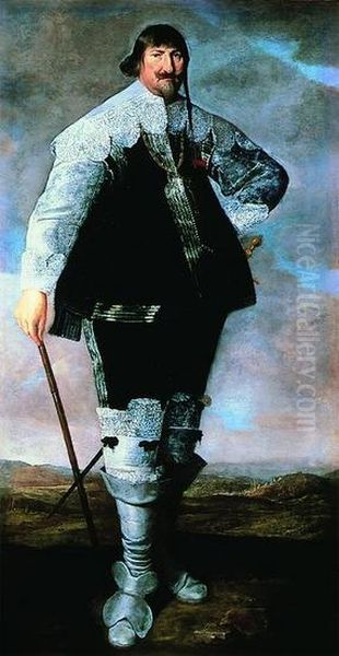 Portrait of Christian IV Oil Painting by Abraham Wuchters