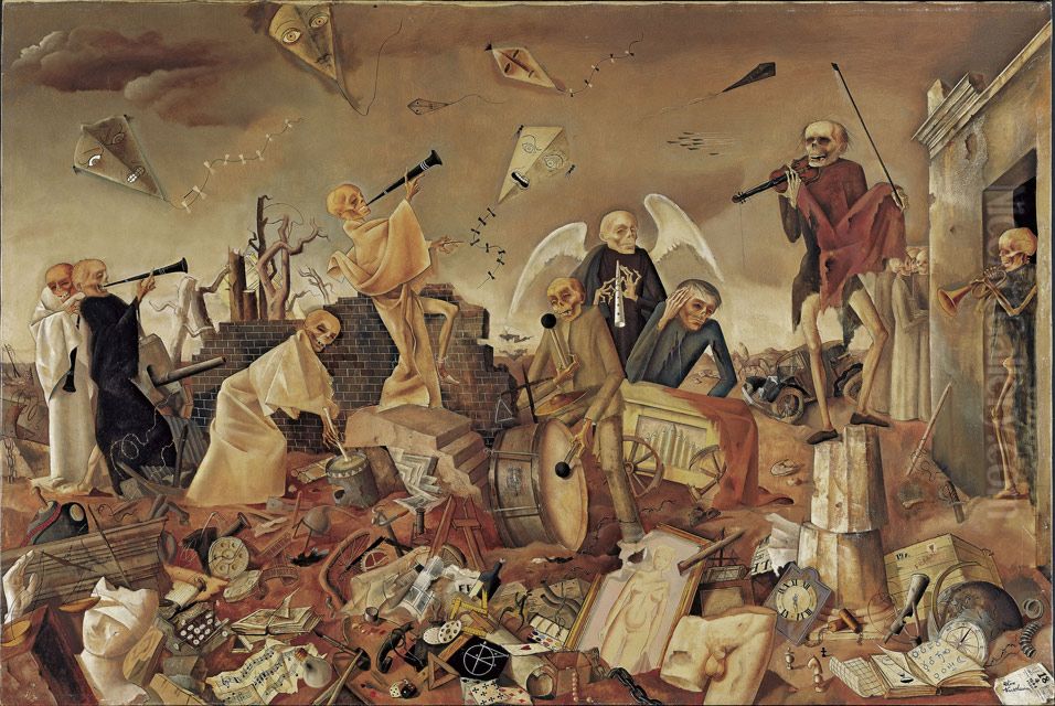 Death Triumphant Oil Painting by Felix Nussbaum