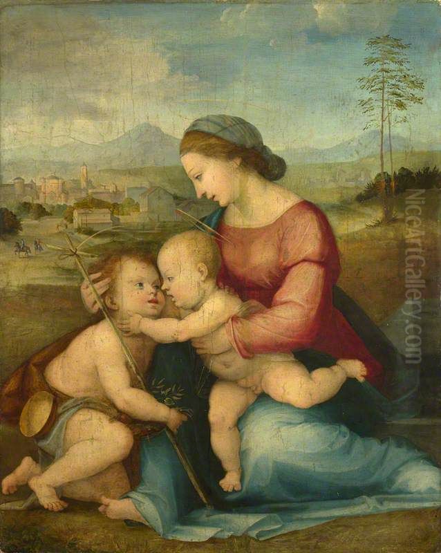 The Madonna and Child with Saint John Oil Painting by Fra Bartolomeo