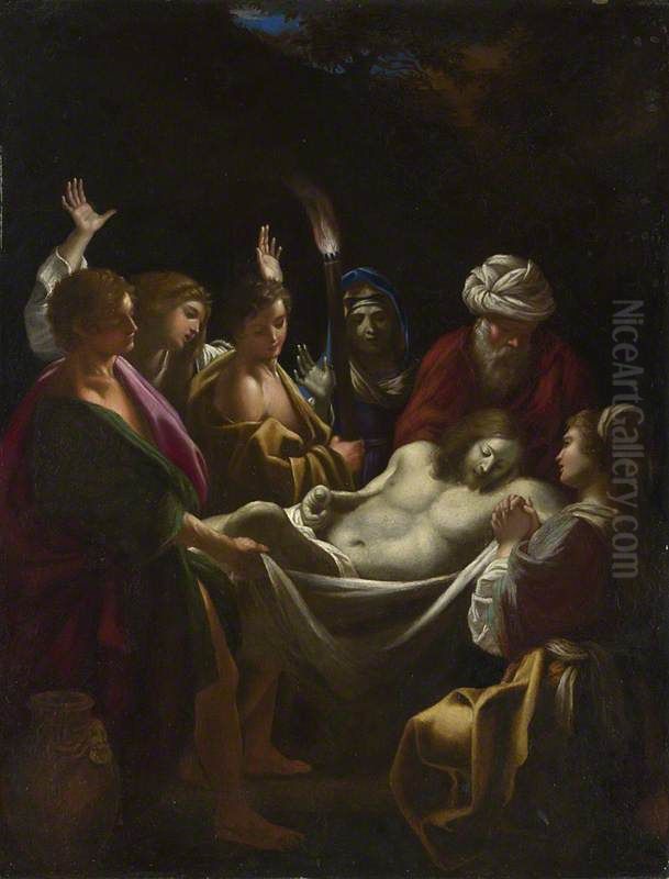Christ carried to the Tomb Oil Painting by Sisto Badalocchio