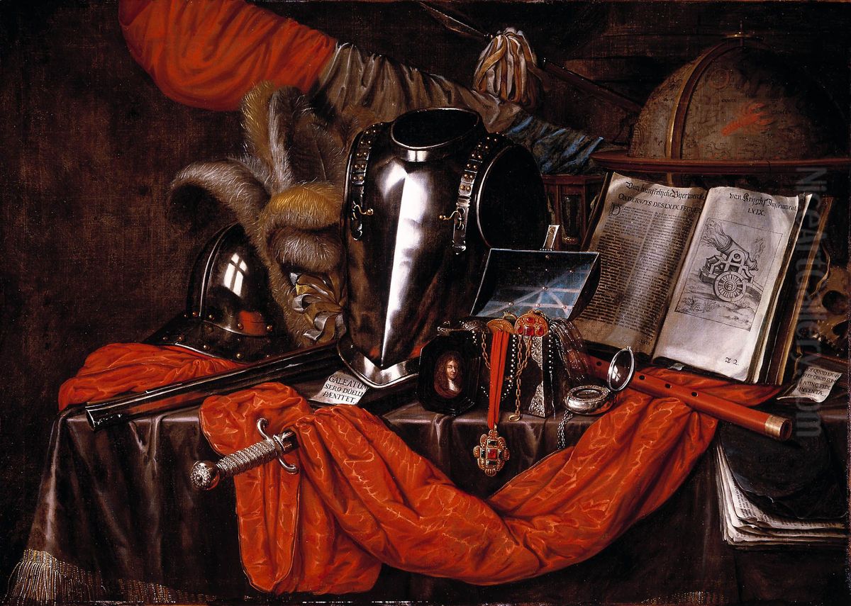 A Vanitas Oil Painting by Evert Collier