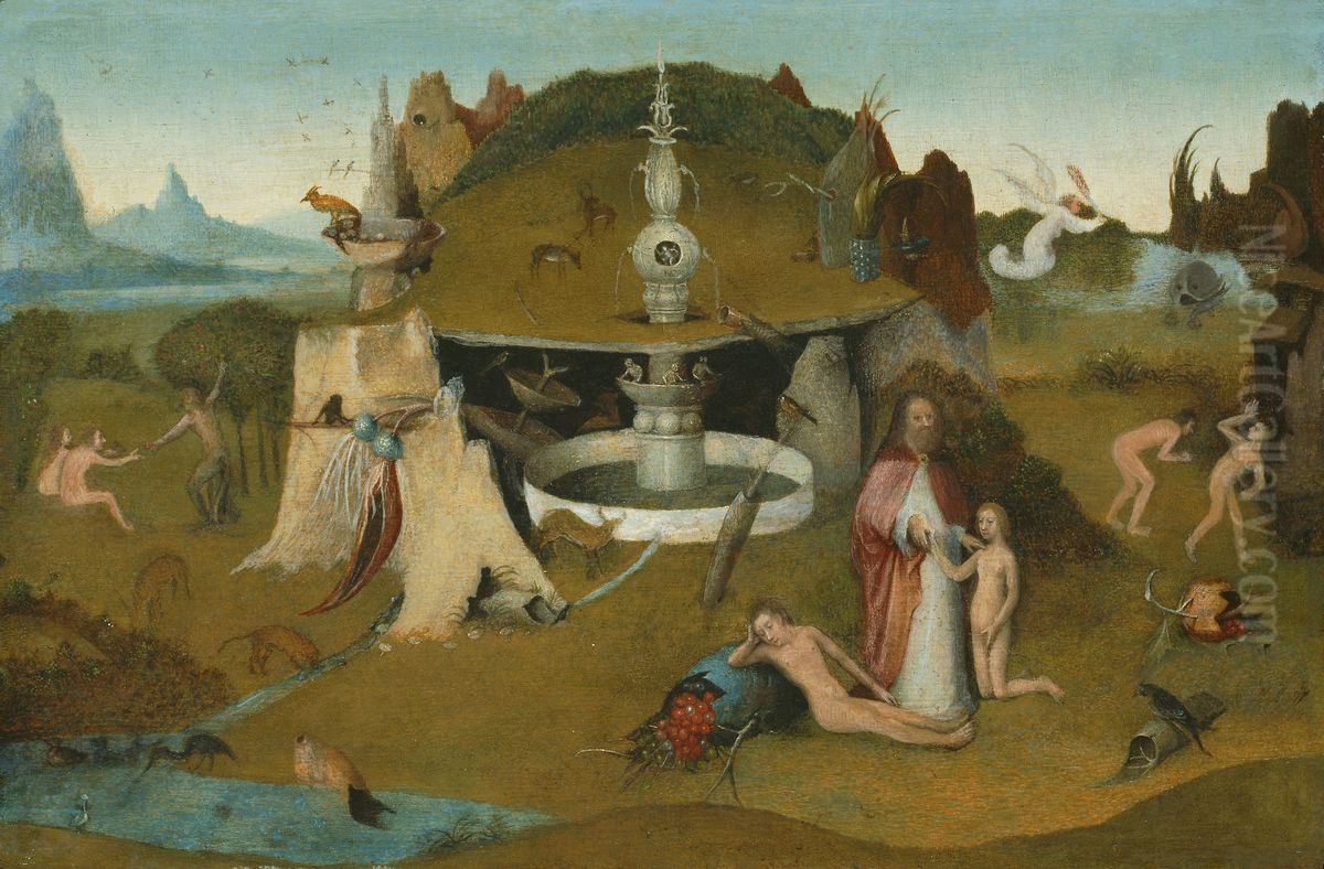 The Garden of Paradise Oil Painting by Hieronymous Bosch