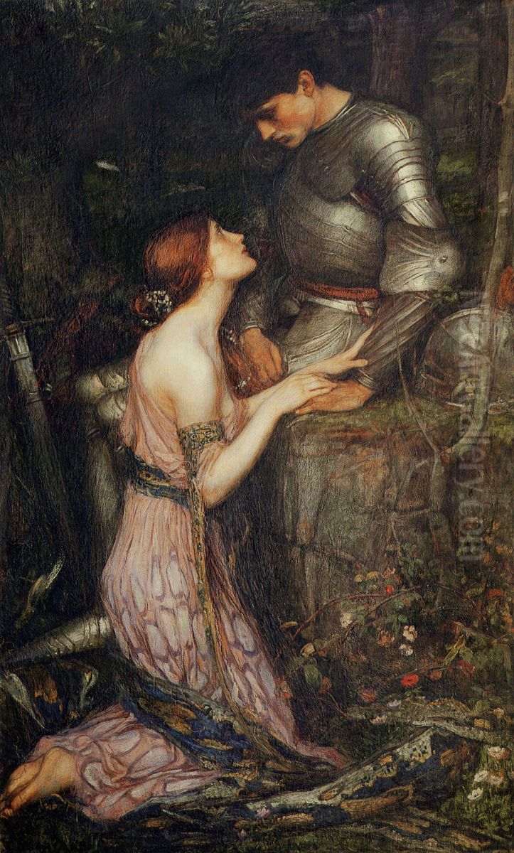 Lamia Oil Painting by John William Waterhouse