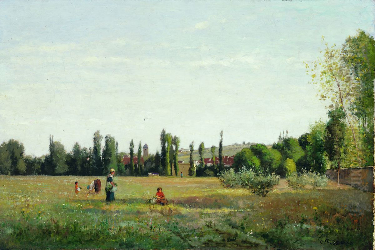 La Varenne de St. Hilaire Oil Painting by Camille Pissarro