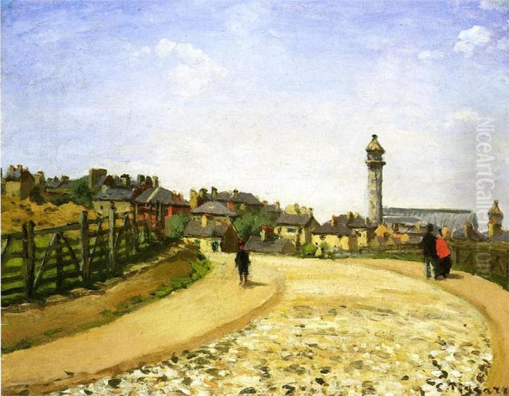 Le Crystal Palace, Upper Norwood Oil Painting by Camille Pissarro
