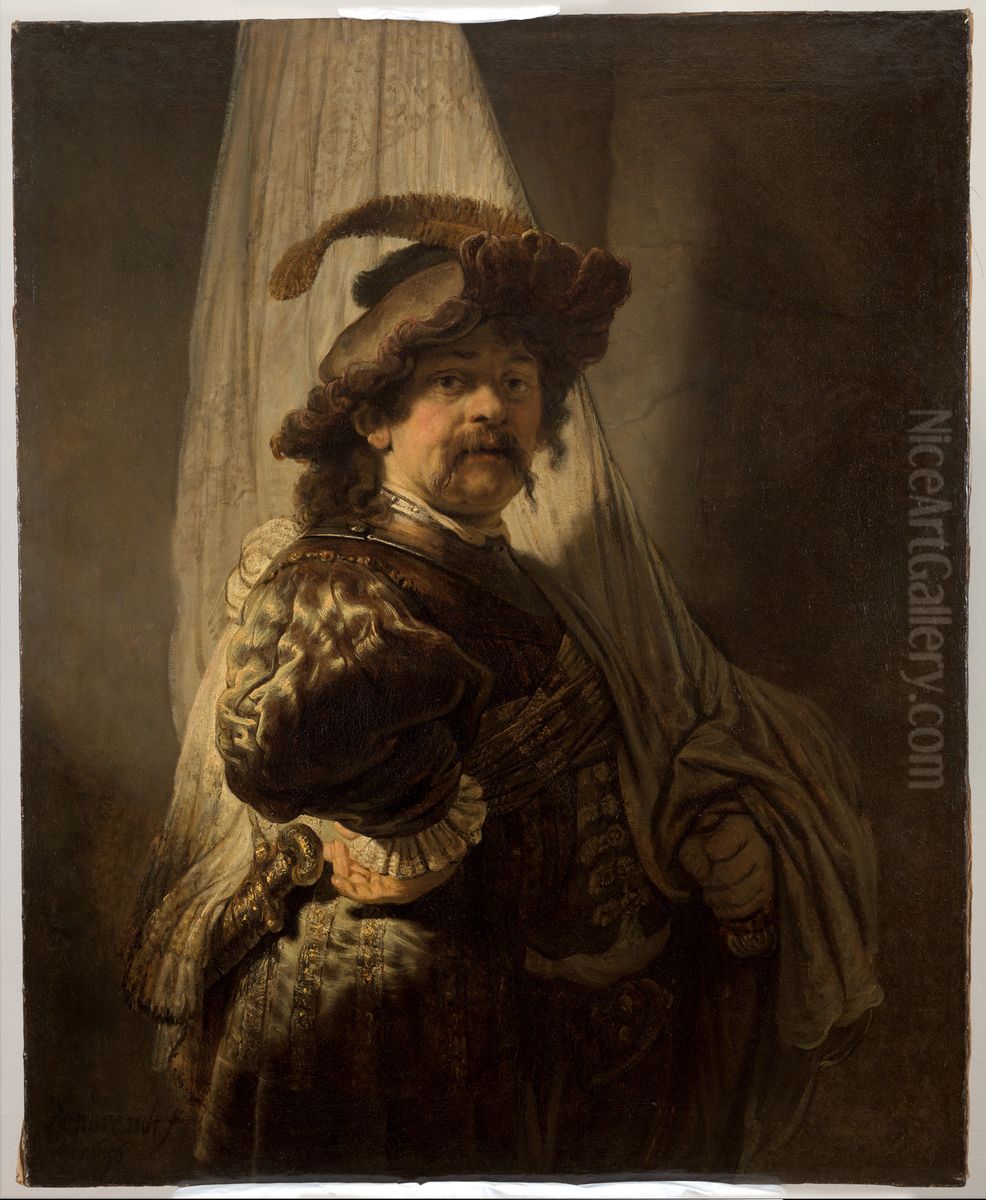 The Standard Bearer Oil Painting by Rembrandt