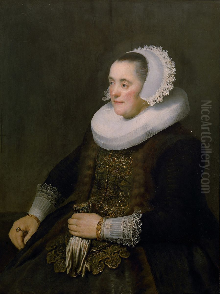 Portrait of a Woman Oil Painting by unknown