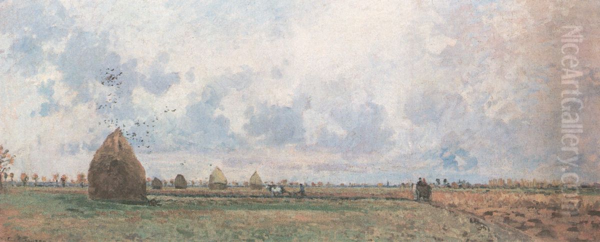 Efteraret Oil Painting by Camille Pissarro