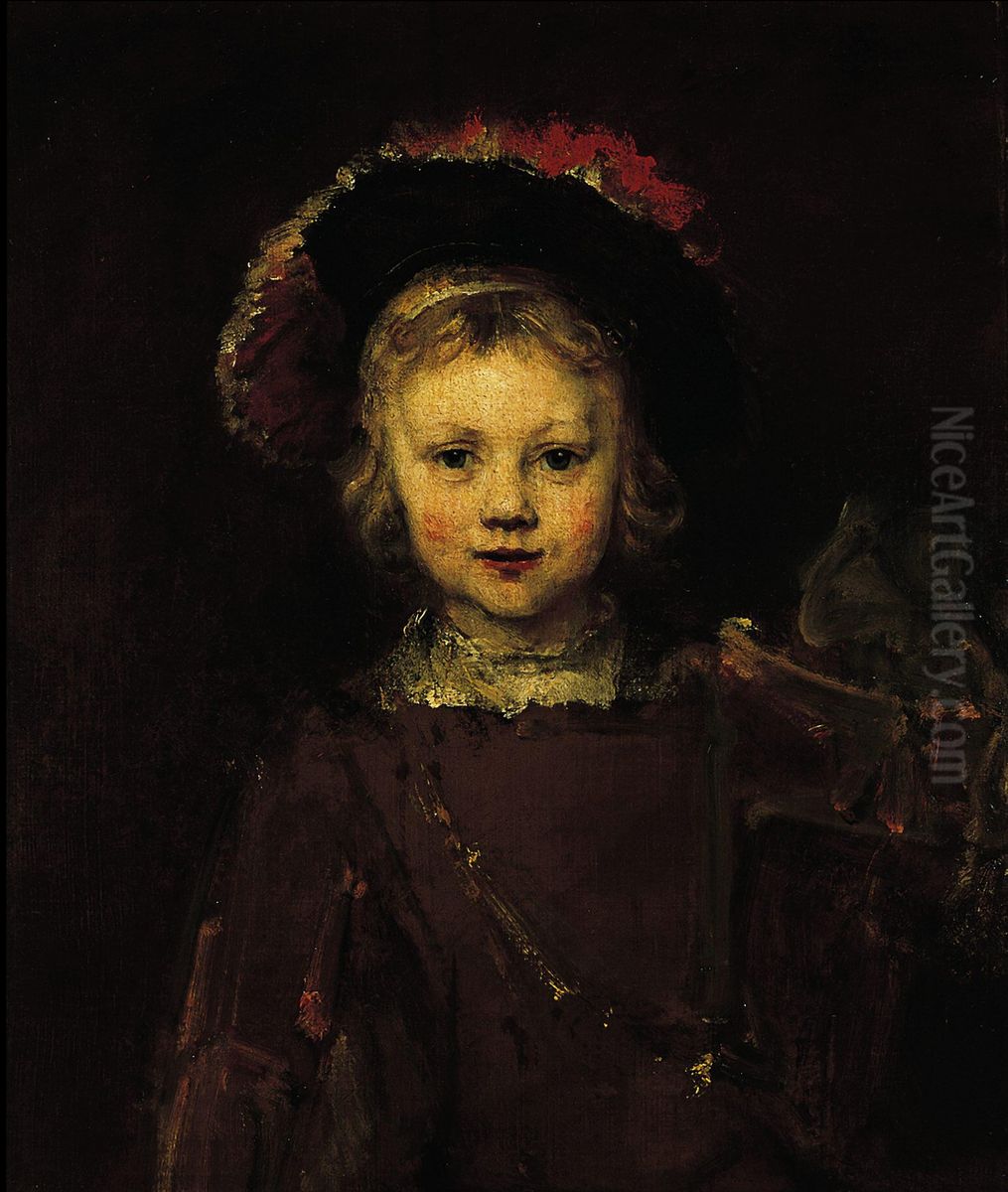 Portrait of a child Oil Painting by Rembrandt