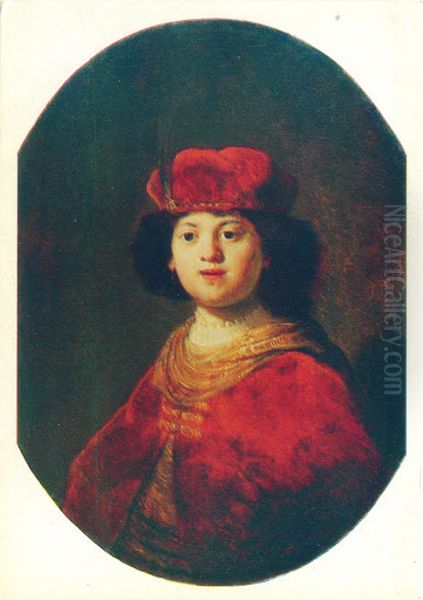 Richly-dressed Boy Oil Painting by Rembrandt