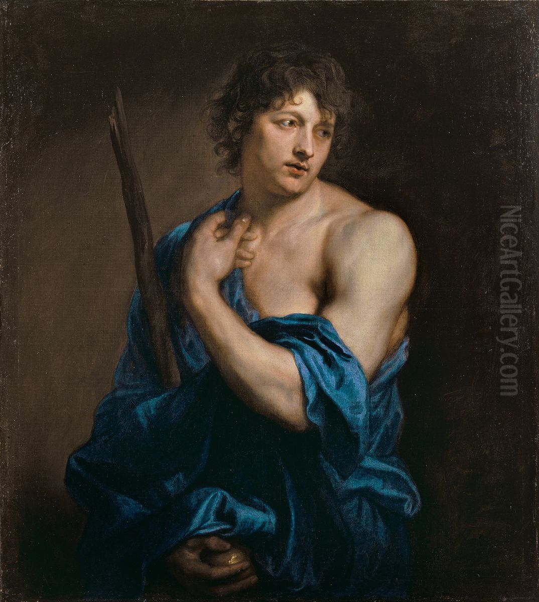 The shepherd Paris as personification of Artistic Judgement Oil Painting by Sir Anthony Van Dyck