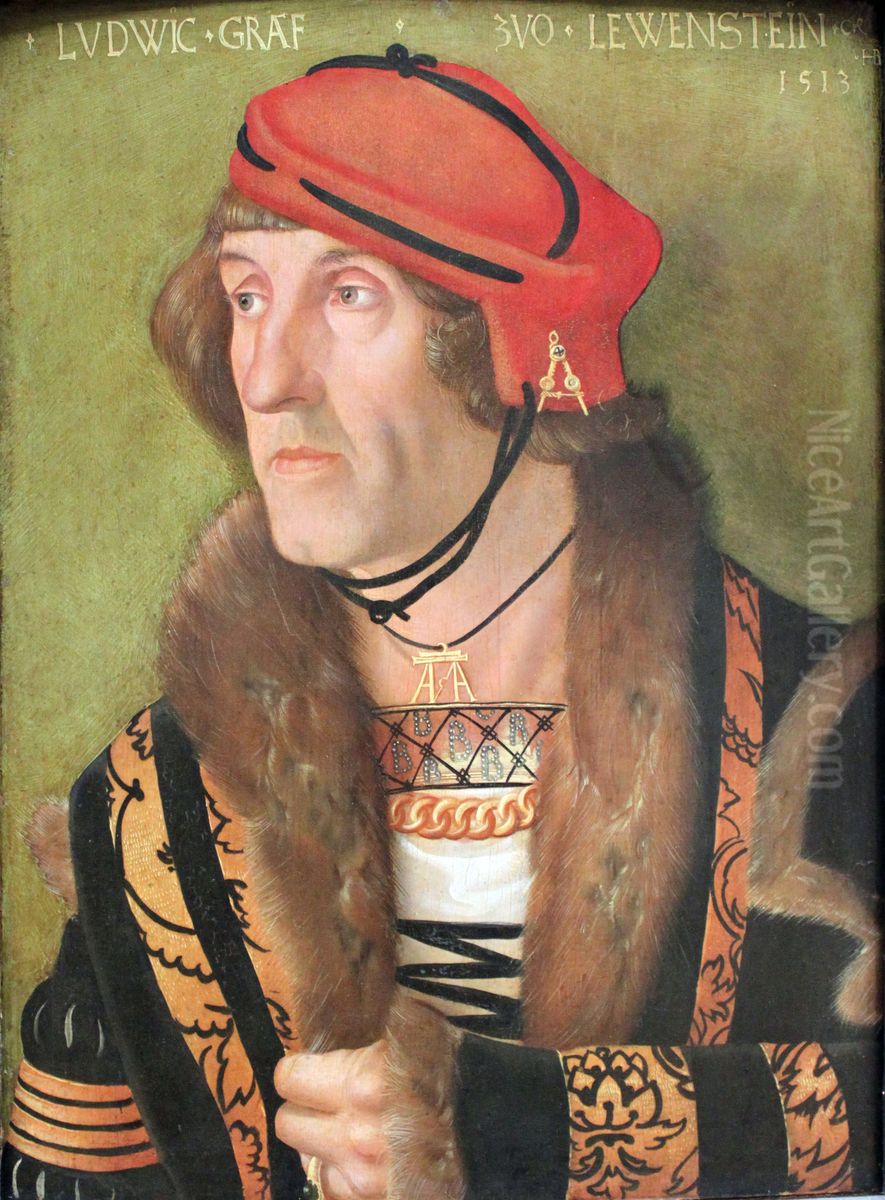 Portrait of Louis I, Count of Lowenstein Oil Painting by Hans Baldung Grien