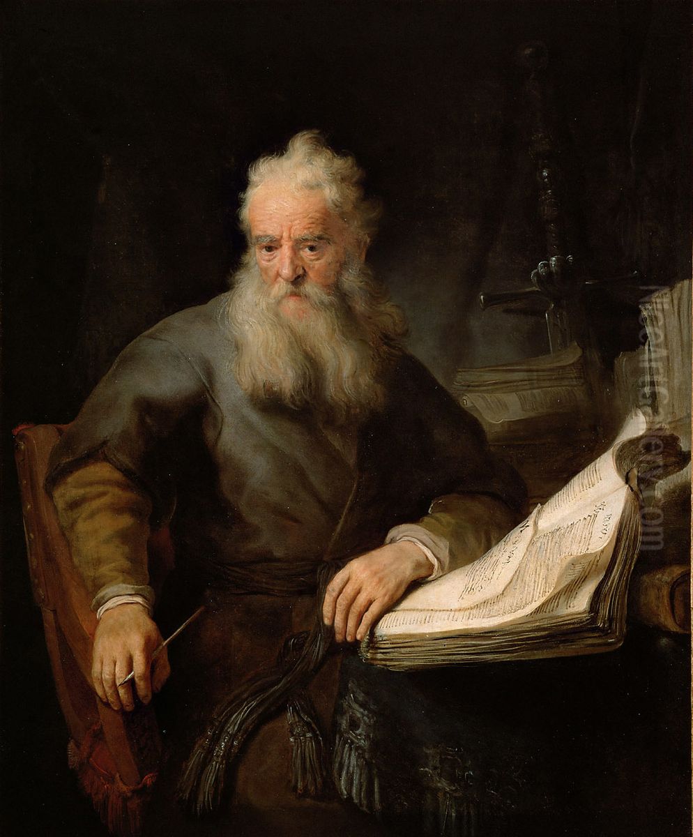 Apostle Paul Oil Painting by Rembrandt