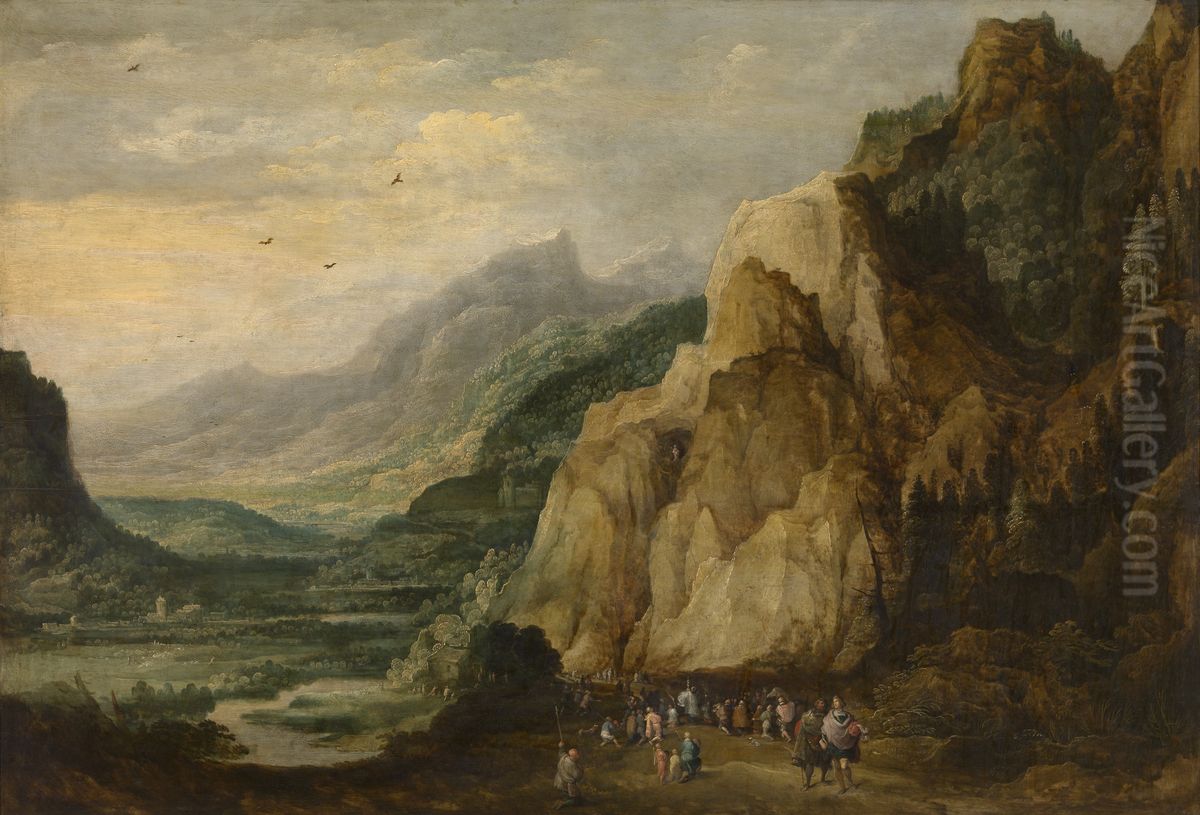 The Miraculous Rescue of Maximilian of Austria Oil Painting by Frans Francken the Younger