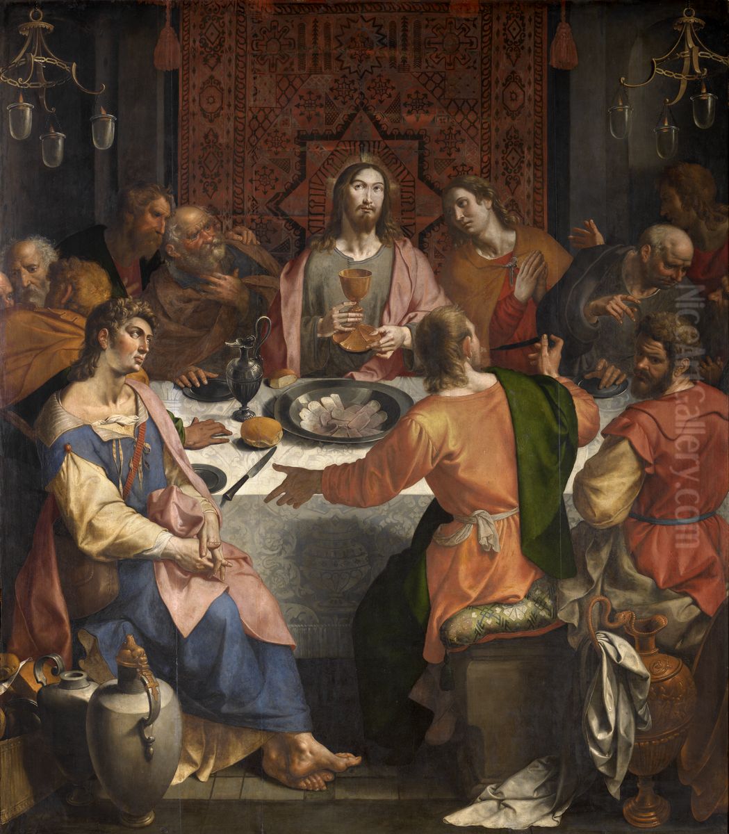 Het Laatste Avondmaal Oil Painting by Ambrosius Francken I