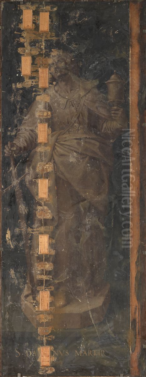 De H. Damianus Oil Painting by Ambrosius Francken I