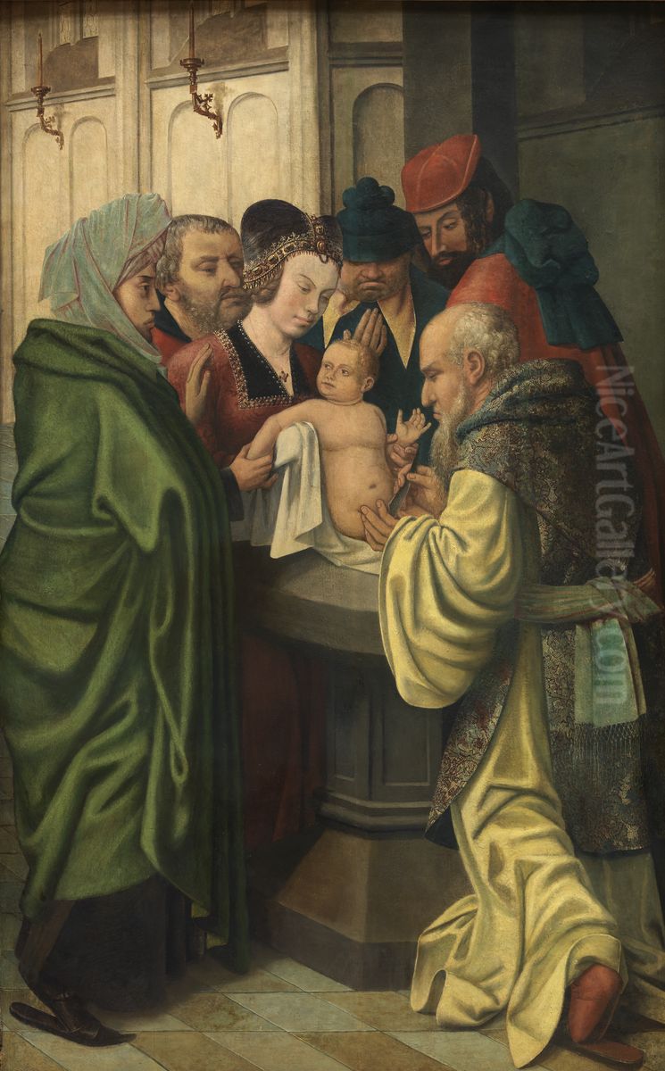 The Circumcision Oil Painting by Master Of Frankfurt