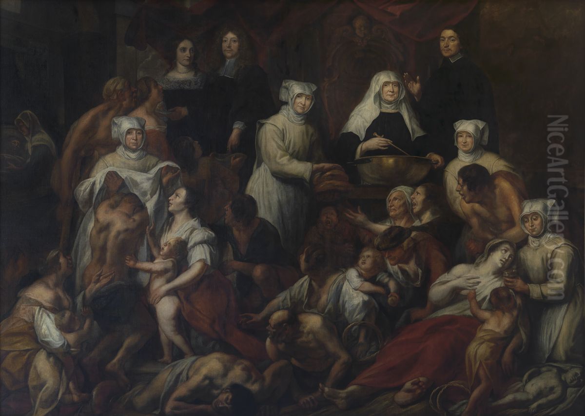 Antwerp Hospital Nuns Oil Painting by Jacob Jordaens