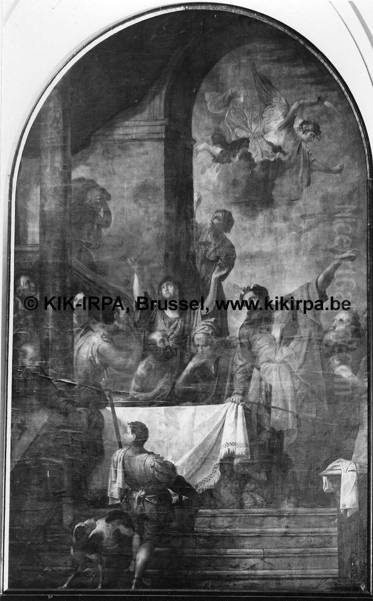 De instelling van het paasfeest in Egypte Oil Painting by Willem Ignatius Kerricx