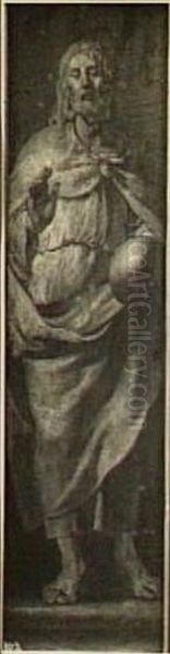 Christ holding the globe Oil Painting by (studio of) Rubens, Peter Paul