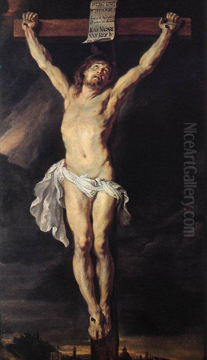 The Crucified Christ Oil Painting by (studio of) Rubens, Peter Paul