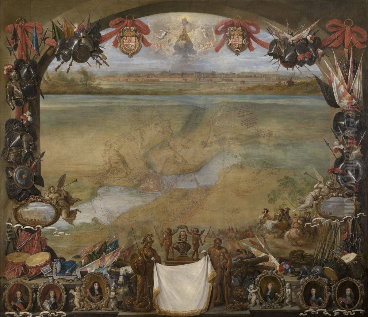 The City Valenciennes Oil Painting by David Teniers the Younger