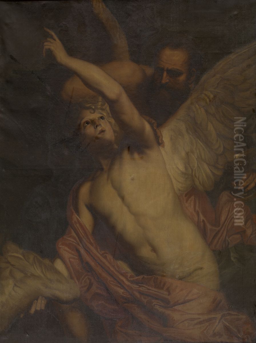 Icarus and Daedalus Oil Painting by Pieter Thijs