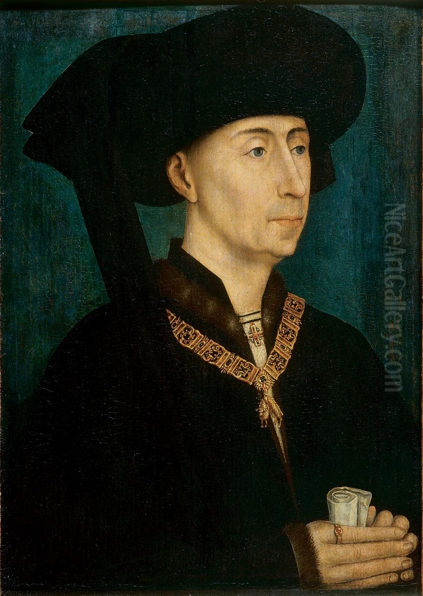 Portrait of Philip 'the Good' of Burgundy (1396-1467) Oil Painting by Rogier van der Weyden
