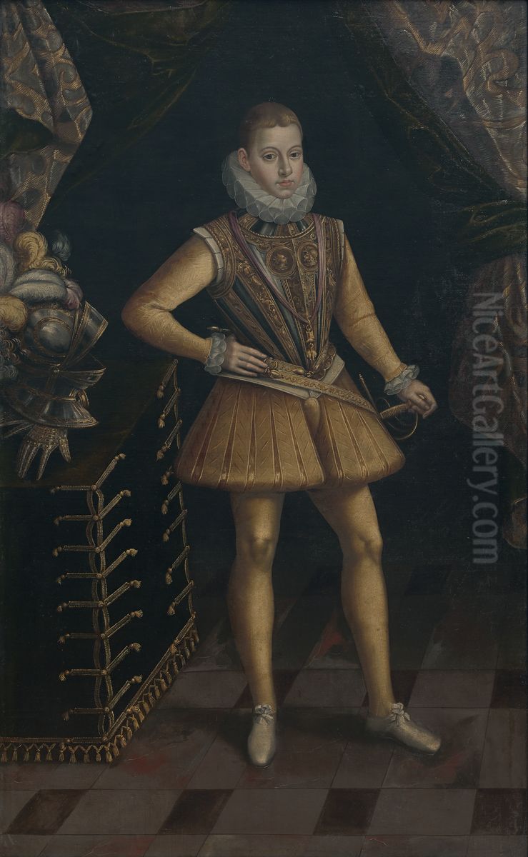 Philip of Asturias, later Philip III of Spain Oil Painting by Frans Francken I